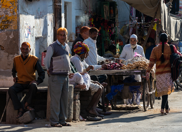 Street Scene, Shahpura, Rajasthan David Pollard ARPS