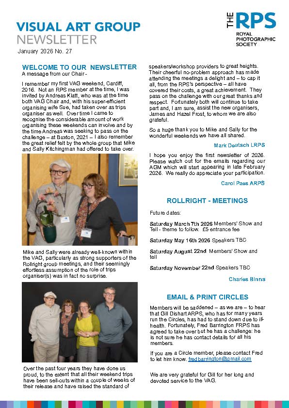 2026 January VAG Newsletter No 27