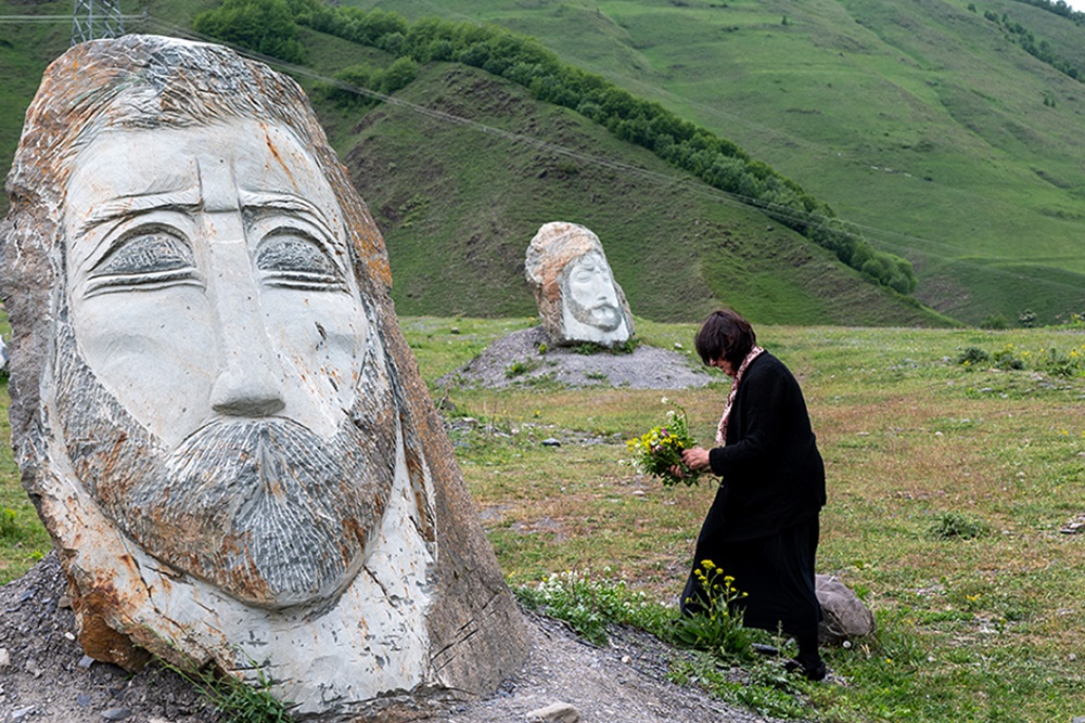 The Offerings, Kazbeghi, Georgia by Sanjoy Sengupta