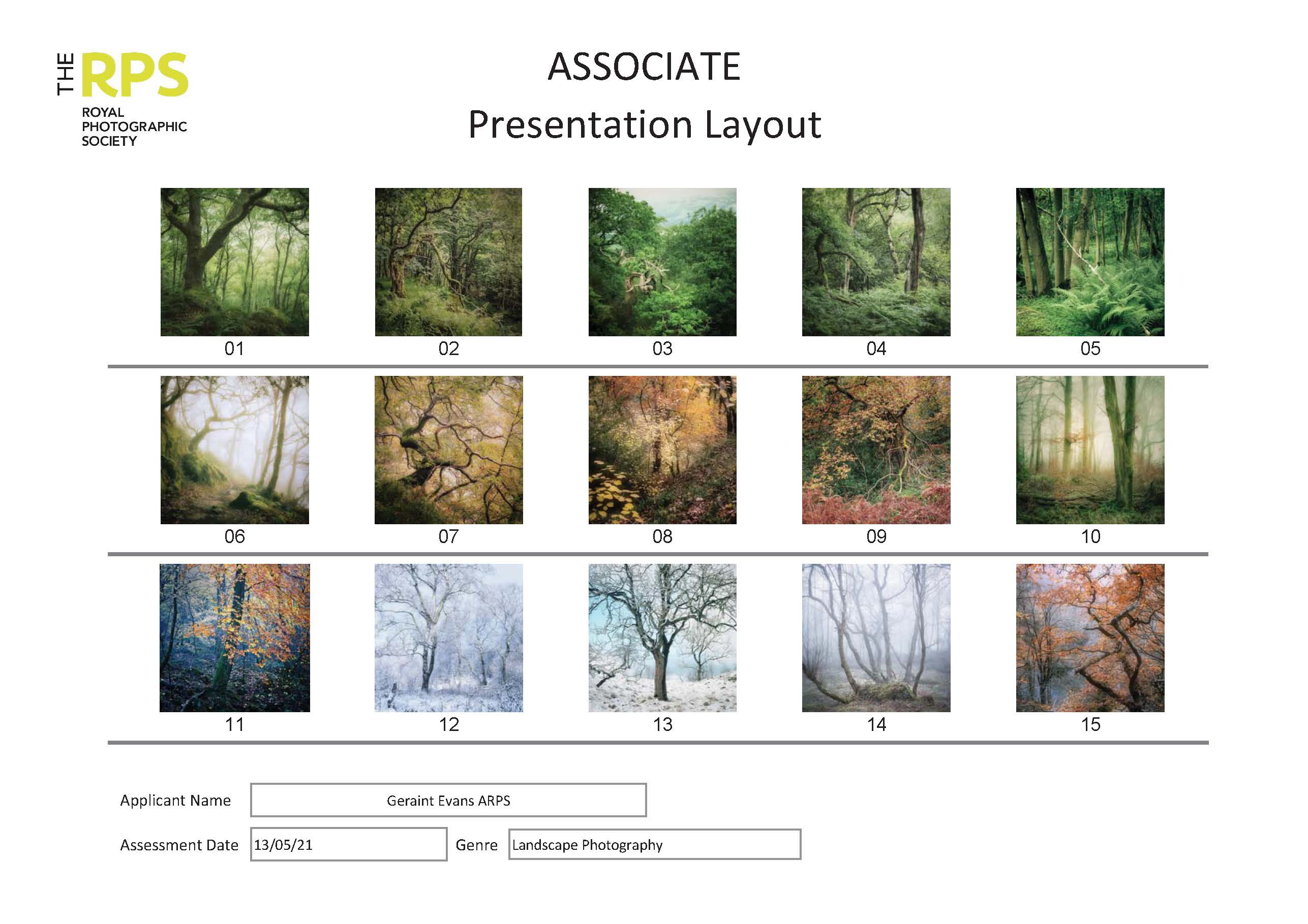 G.Evans Presentation Layout