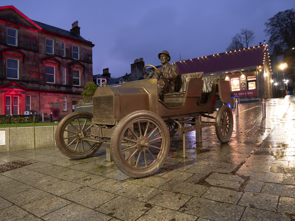 Ford T That Was Carried To The Top Of Ben Nevis by Allan Hartley