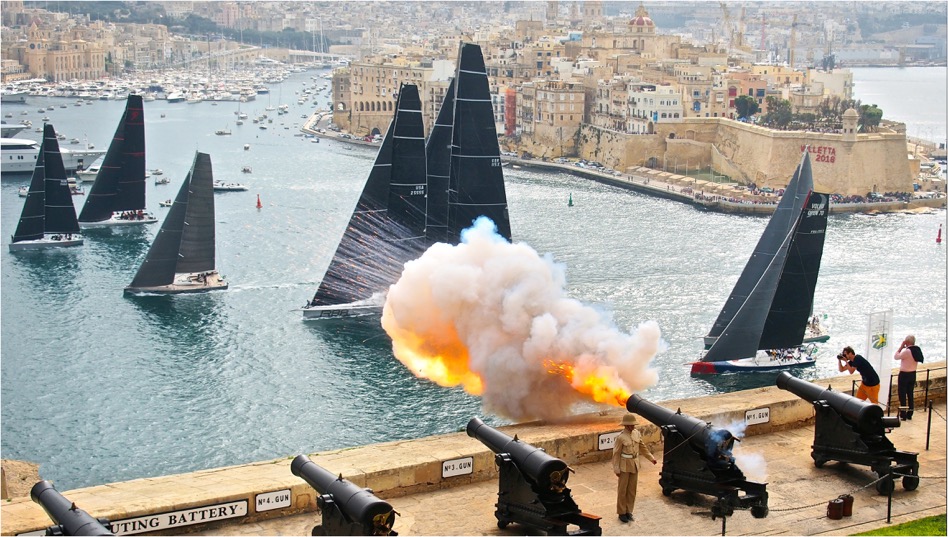 Start Of Rolex Middle Sea Race,Malta