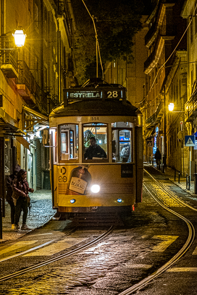 Lisbon Night Tram