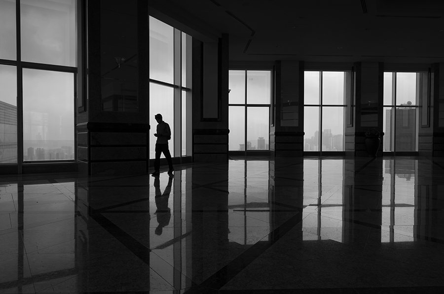 Sky Lobby Waiting By Peter KC Ho ARPS (Canada)