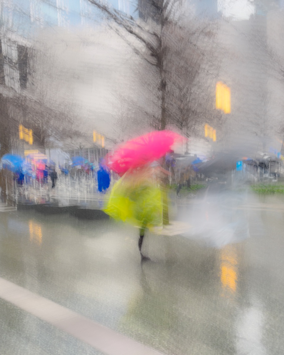 'Pink Umbrella' Candia Peterson ARPS