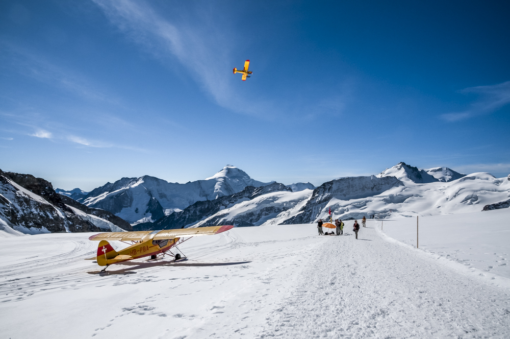 Monchjoch Airport, Berner Oberland Switzerland