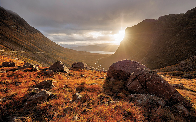 10 October Autumn On The Bealach Na Ba By Ade Gidney