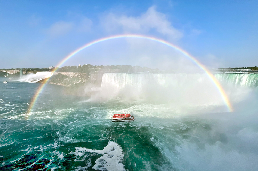 Under The Rainbow Niagara Falls by David Short