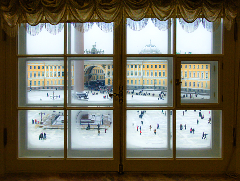 Palace Square 2006 By David Cummings ARPS USA