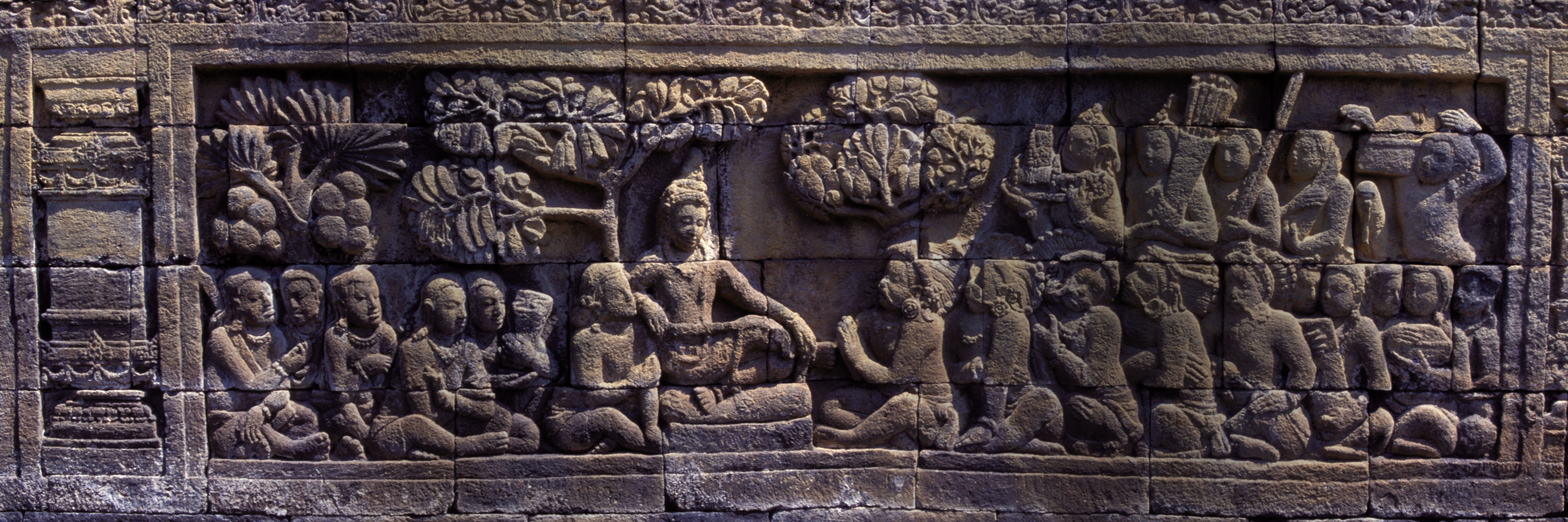 Frieze from Borabudur Temple, Java