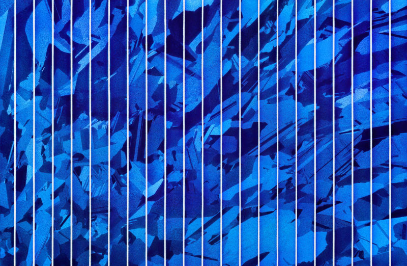 1075 Polycrystalline Solar Cell By Steve Morton FRPS