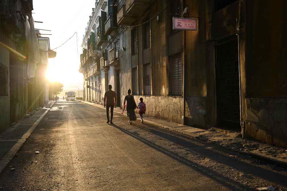 Going to School, Old Havana, Cuba  