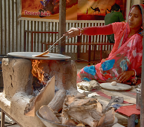 Cooking Chapati