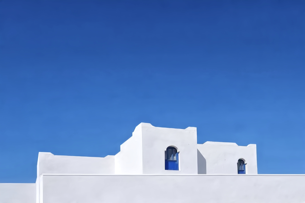 Cycladic Calm, Santorini, Greece by Glynn May