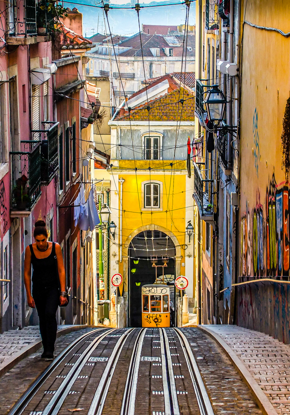 Funicular Lisbon, Portugal John Riley LRPS