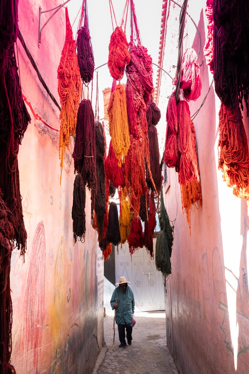 Entering Souk Teinturiers In Marrakesh by Gareth Hughes