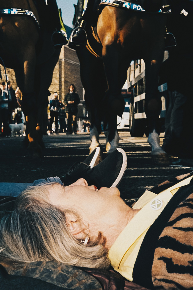 Lying Down 2 College Green Protest