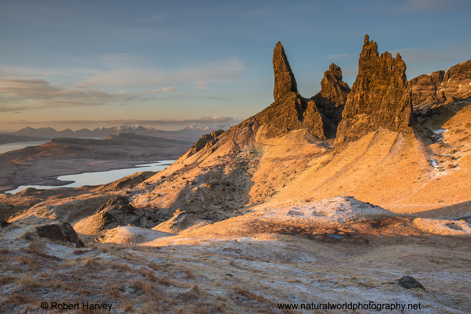 UK18 152 Old Man Of Storr Frosted At Sunrise, Skye, Scotland