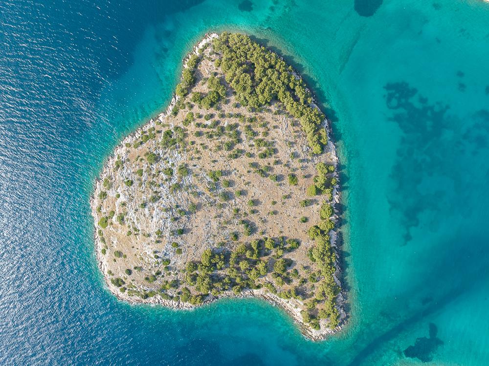 Island Of Lukovnik, Tribunj, Republic Of Croatia, Photo By Thomas Andy Branson DJI 051572