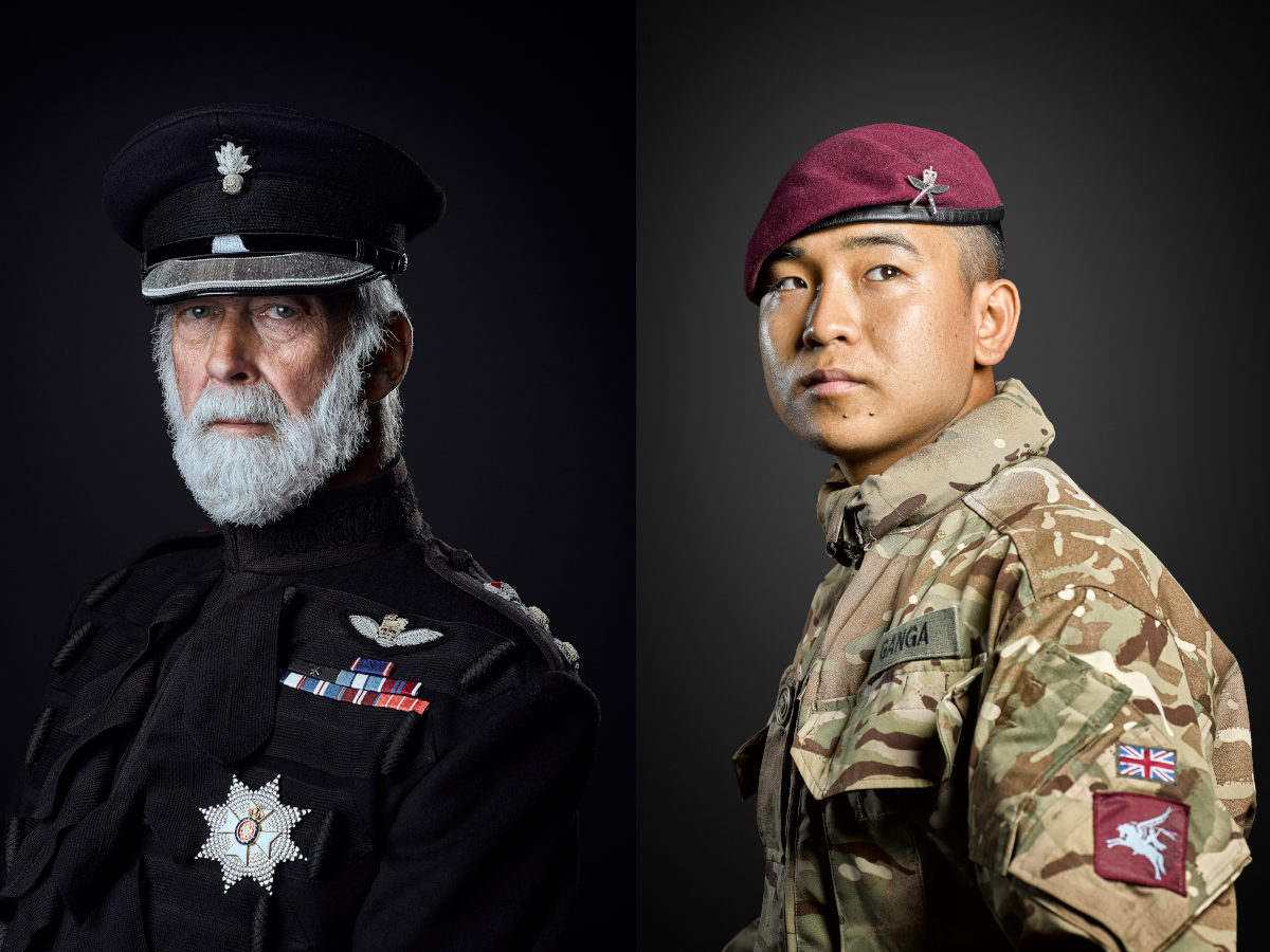 H.R.H Prince Michael Of Kent, Rifleman Ganga Gurung 2Nd Battalion Royal Gurkha Rifles Copy