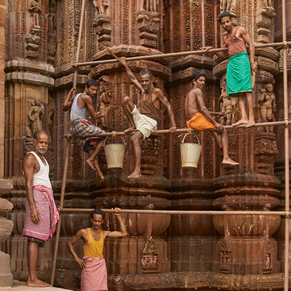 Temple Restorers Of Bhubaneswar India