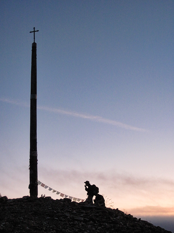 Early Morning Pilgrims Camino De Santiago