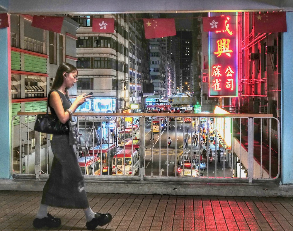 Colourful Evening, Hong Kong by Kaikong Wong
