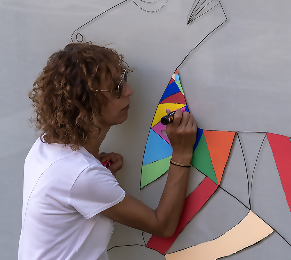 Artist At Work In Brussels by John Speller