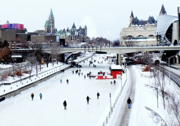 Rideau Canal Skateway, Ottawa, Canada