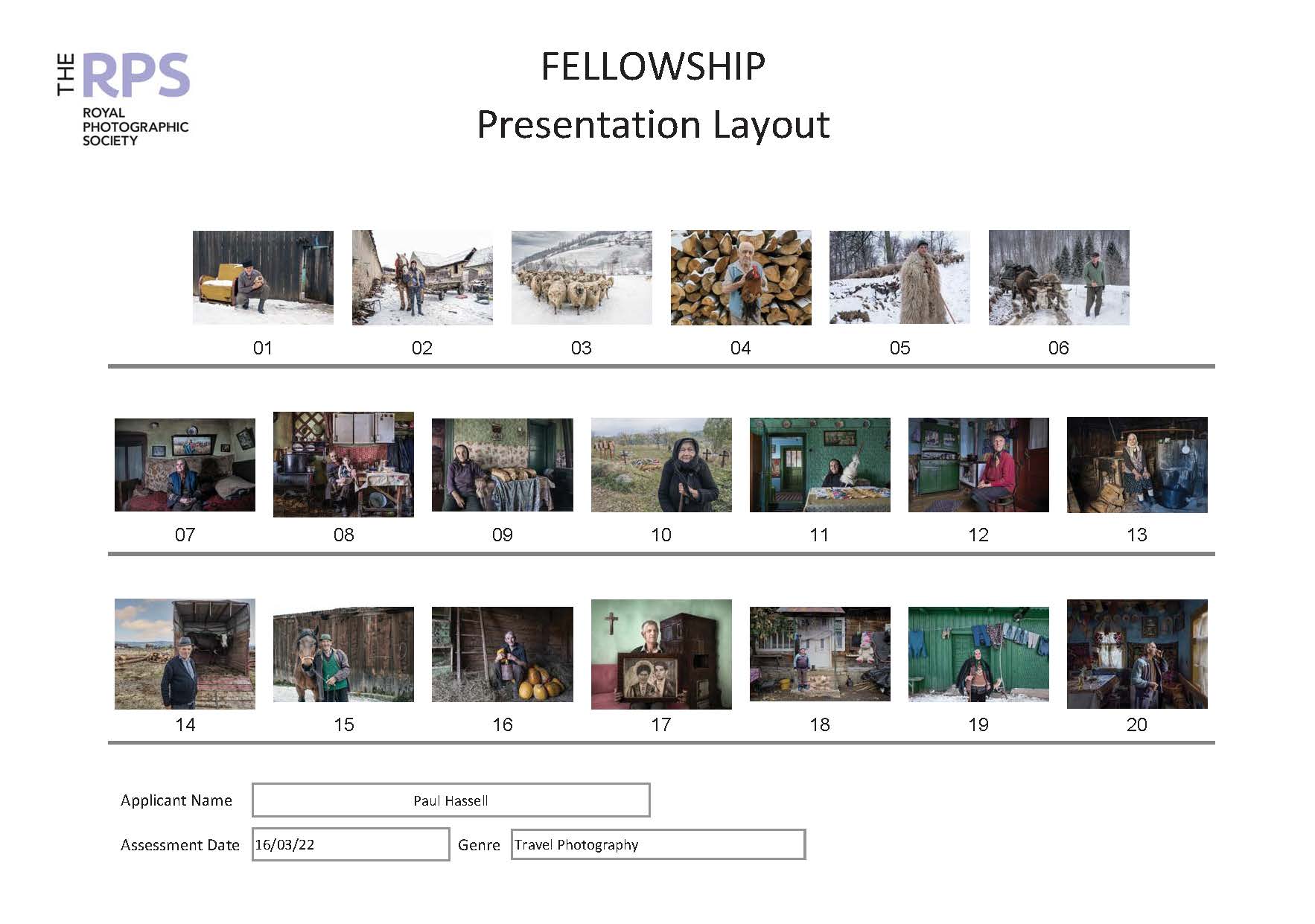 Paul Hassell Presentation Layout