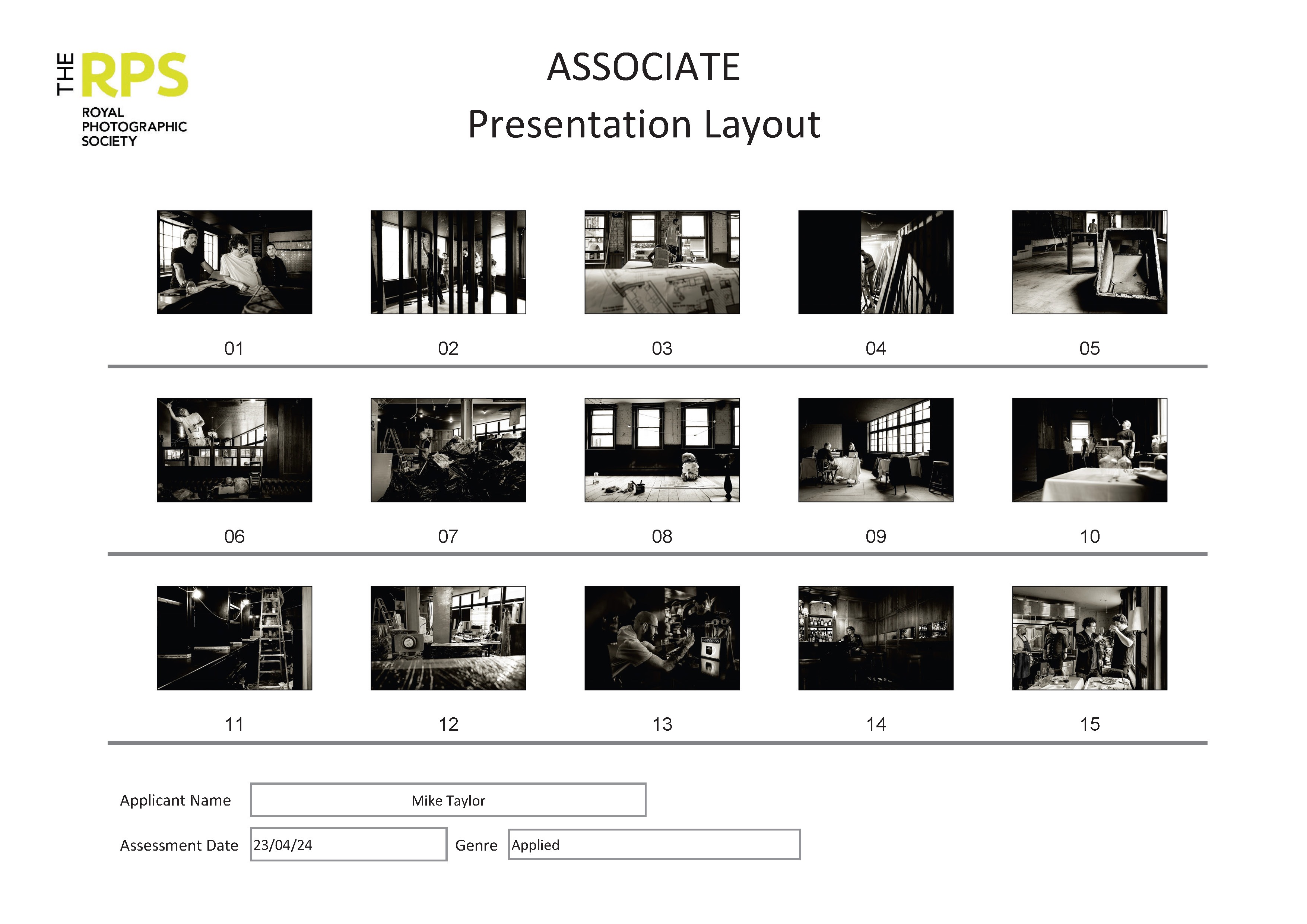 Mike Taylor's ARPS Presentation Layout