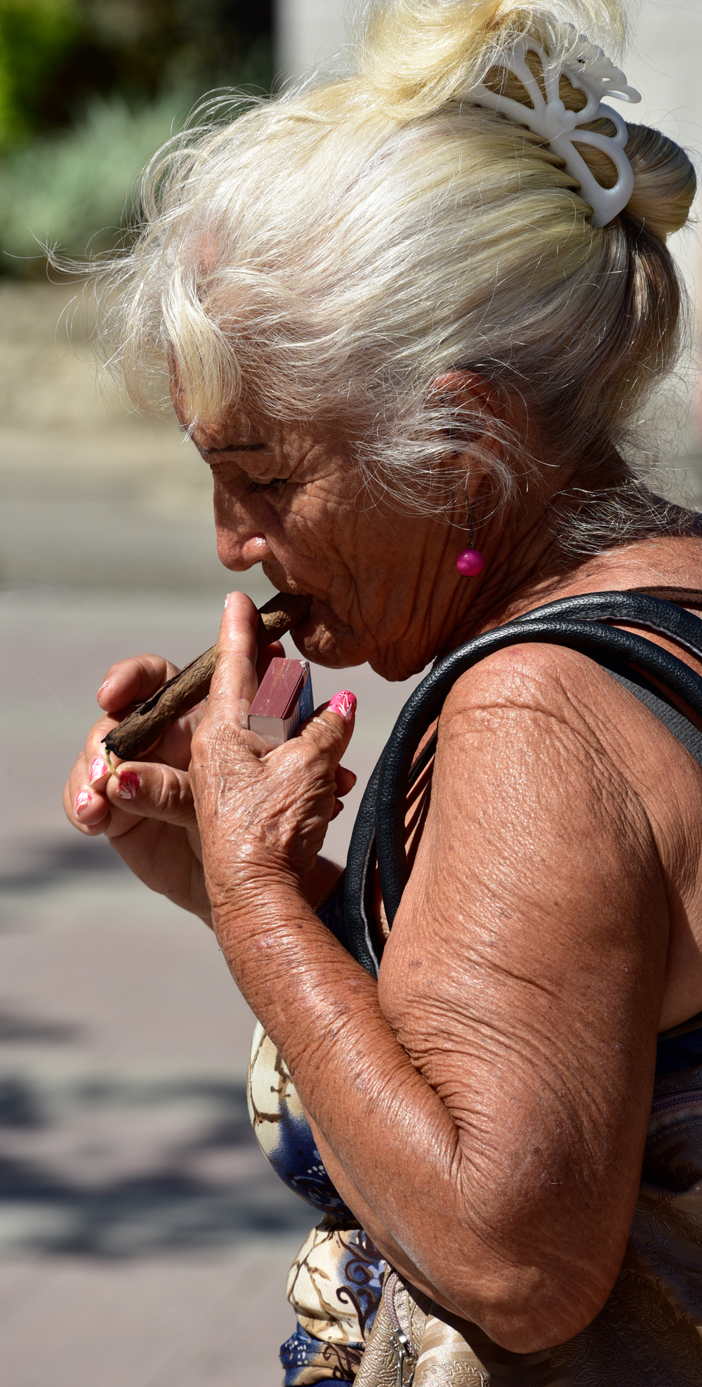 Lighting Up Time, Santiago De Cuba by Michael Cook