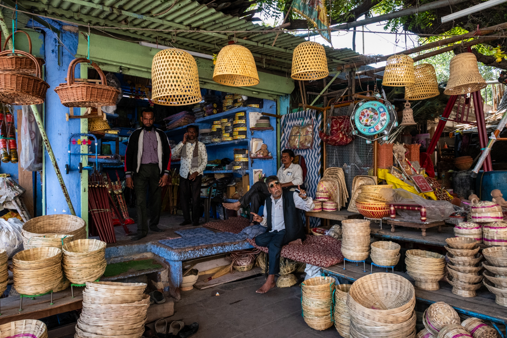 Shop Keepers, Jodhpur, Rajasthan India by David Pollard