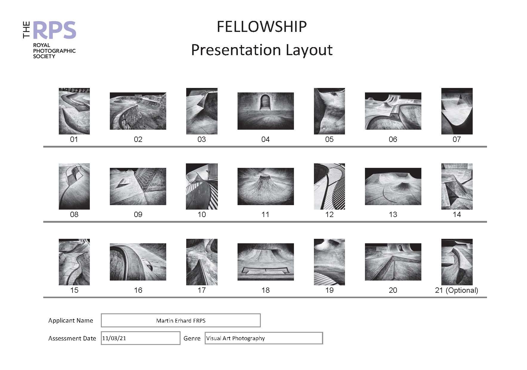 M. Erhard Presentation Layout