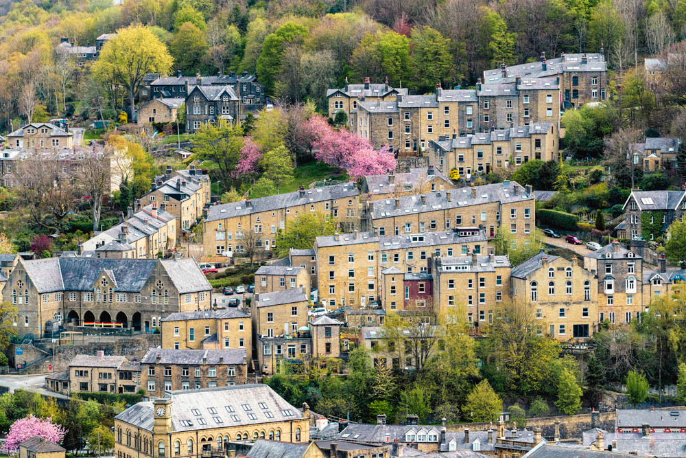 Hebden Bridge in Spring