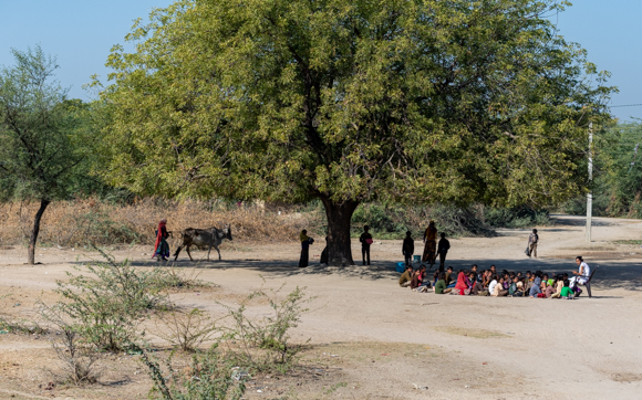 Open Air Classroom Near Shahpura, Rajasthan