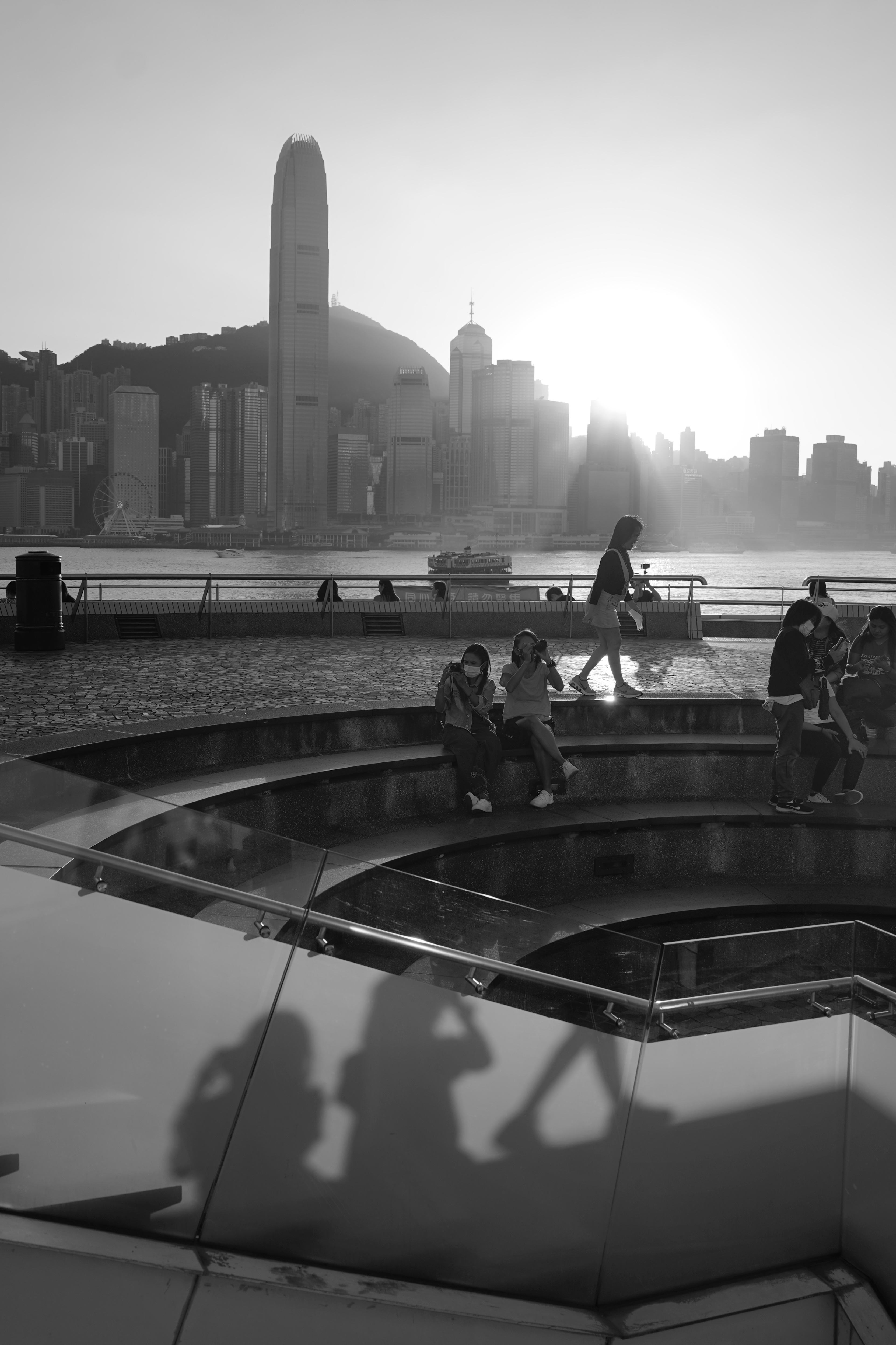 Victoria Harbor Sunset, Hong Kong