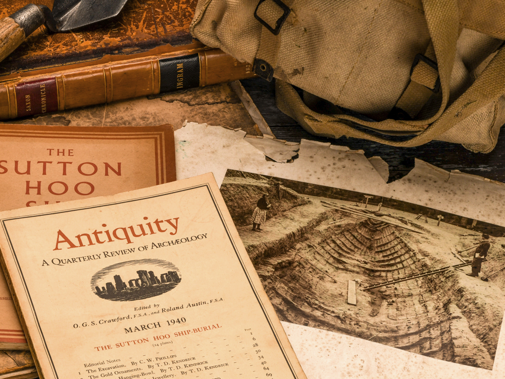 Photograph of Sutton Hoo by Mercie Lack ARPS