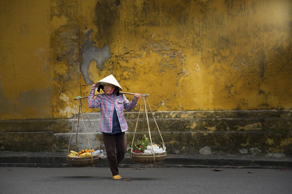 Fruit Vendor Hoi An, Vietnam by Davide Agnelli