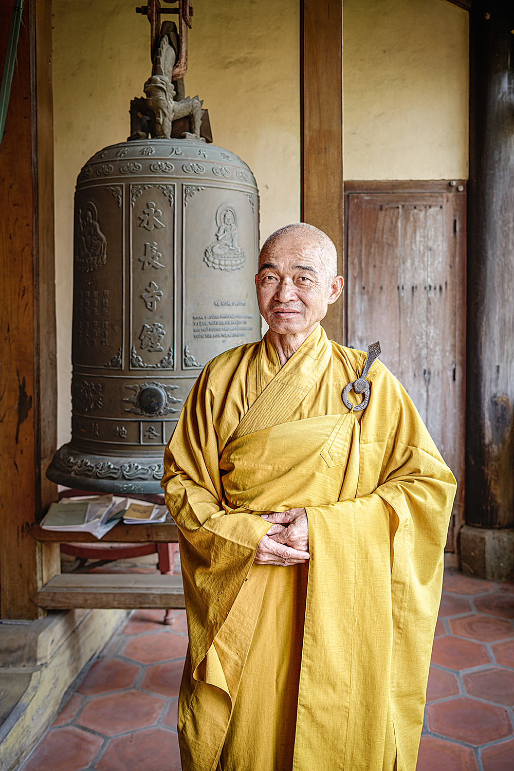 Buddhist Monk, Ho Chi Minh City by Richard Burn
