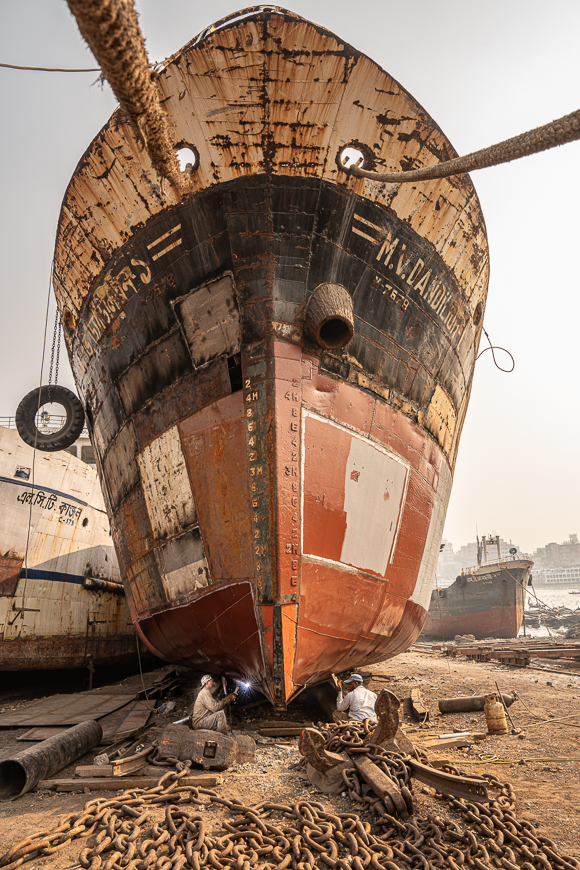 Ship Repair Yard, Dhaka, Bangladesh by Jo Kearney