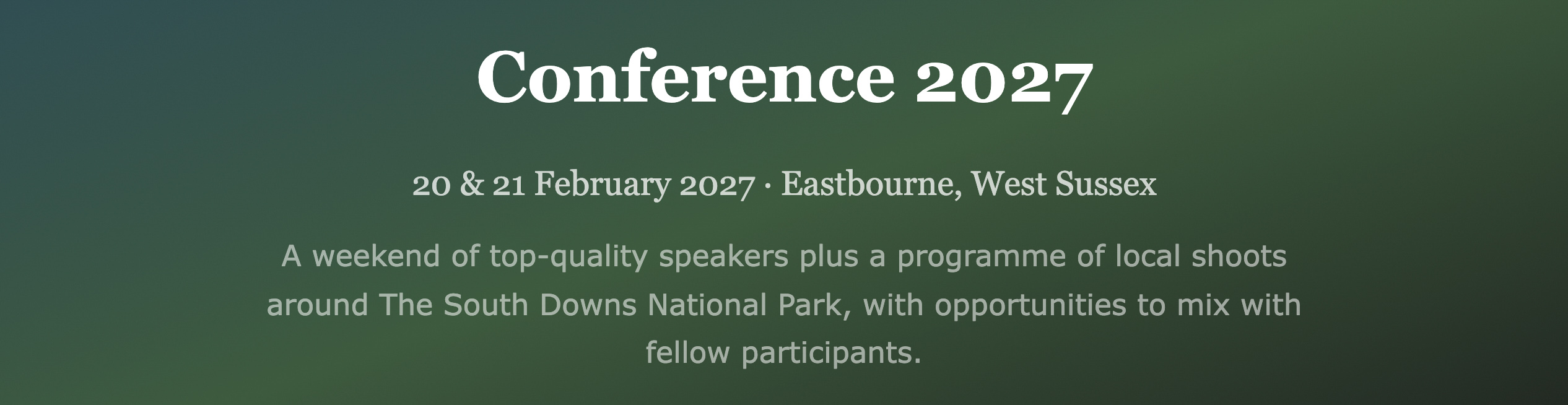 RPS LG Conference 2027 Banner