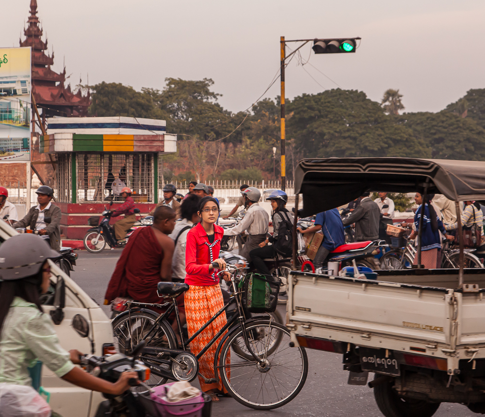 Surrounded in Mandalay, Myanmar by Neil Harris