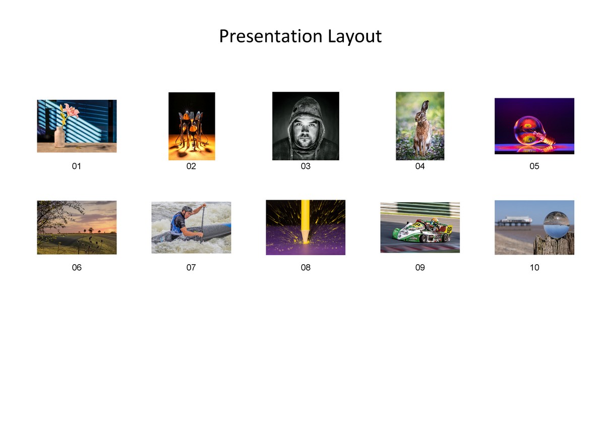 Andrew Mccarthy LRPS Presentation Layout