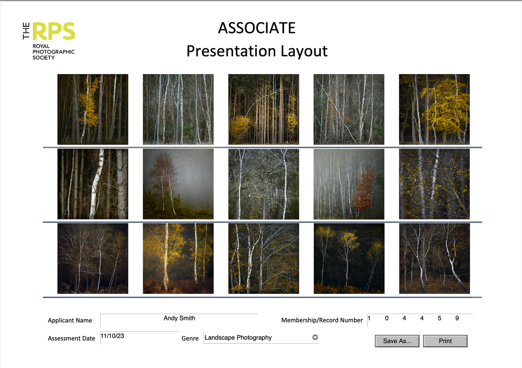 4. Landscape Associate Hanging Plan By Andy Smith ARPS