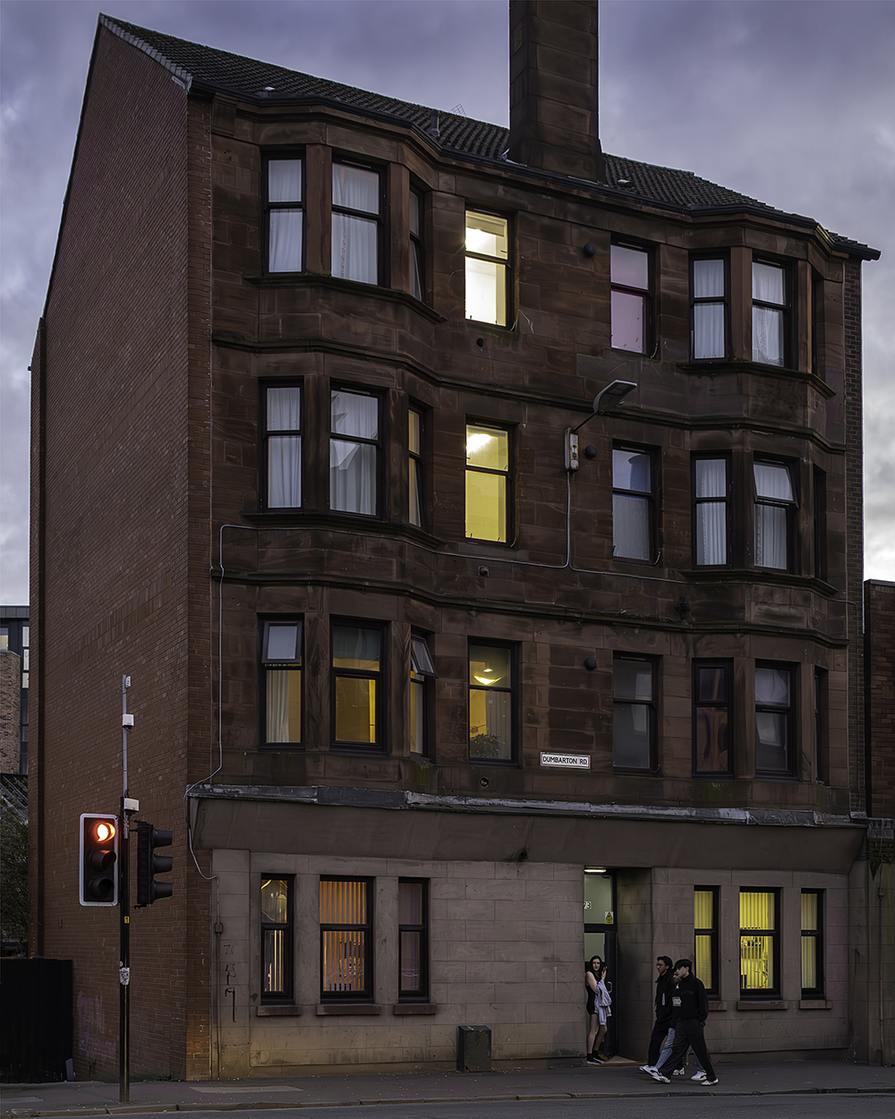 Dumbarton Road Glasgow by Andrew Flannigan