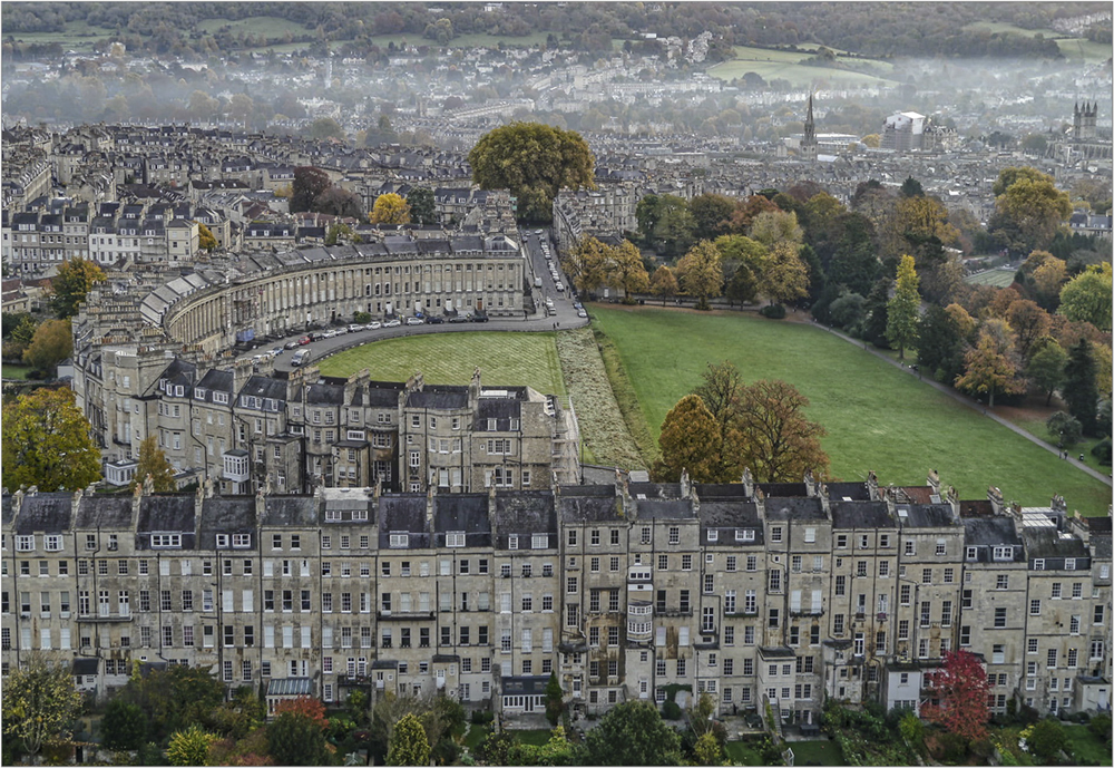 Royal Crescent Rooftops, Bath