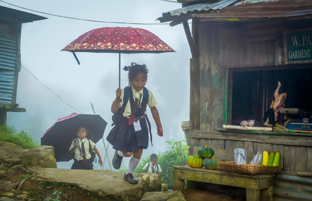 Home Time, Longwa, Nagaland, India/Myanmar by Jo Court