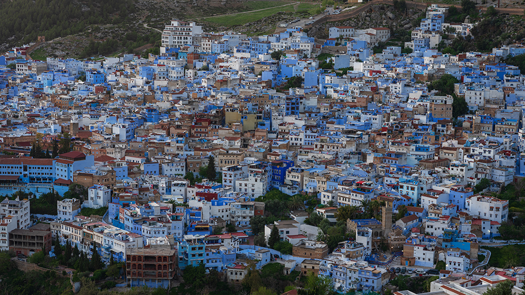 Washed In Blue, Chefchauoene, Morocco by Viren Bhatia