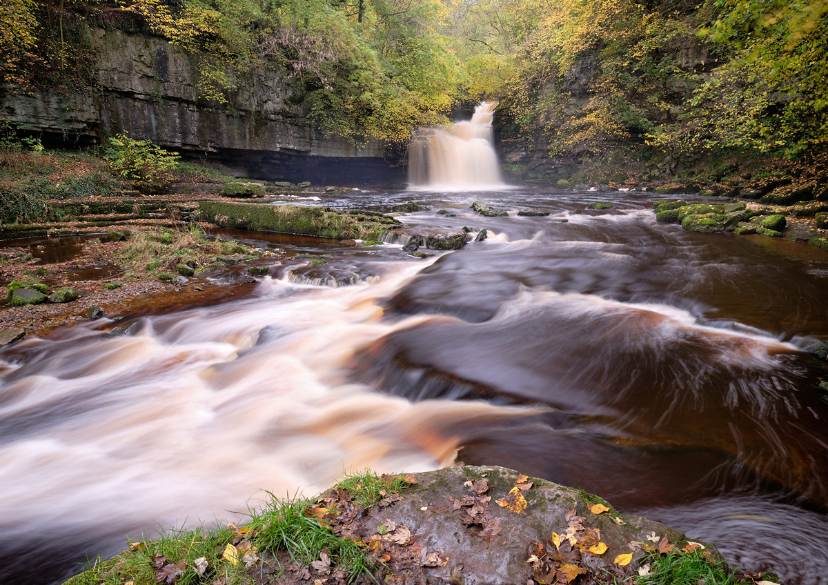 West Burton Falls By Janice Burton LRPS